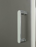 Душевой уголок BelBagno Uno 100х100 UNO-195-A-2-100-CH-CR профиль Хром стекло шиншилла