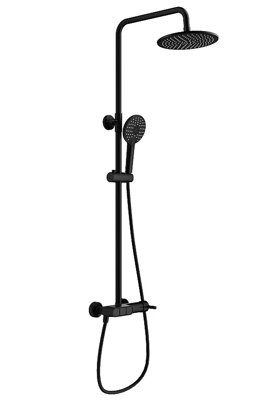 Душевая система Wonzon & Woghand Muse WW-A30653-MB цвет Черный матовый