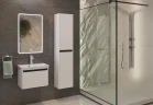 Шкаф пенал Dreja Luxury 35 99.2013 подвесной цвет Белый матовый