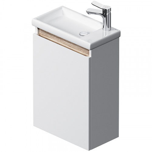 Тумба под раковину AM.PM X-Joy 45 M85AFHX0451WG подвесная Белый глянец МДФ / ЛДСП