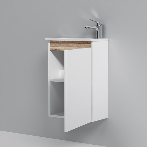 Тумба под раковину AM.PM X-Joy 45 M85AFHX0451WG подвесная Белый глянец МДФ / ЛДСП