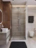 Душевая дверь Cezares Lux 100 LUX-B-FS-11-100-C-CR профиль Хром стекло прозрачное
