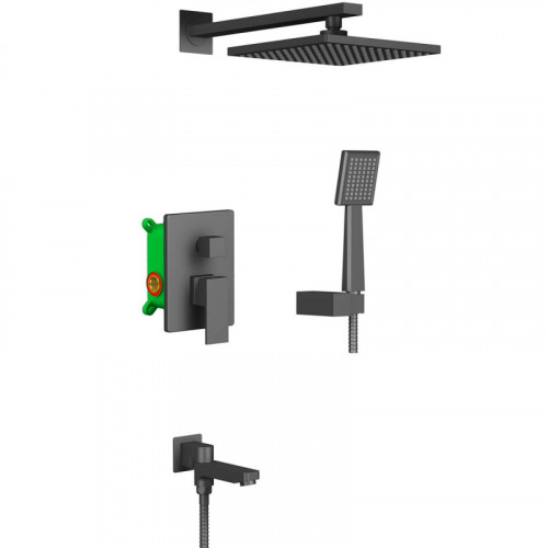 Душевая система Timo Selene SX-3069/03SM Черный латунь встраиваемый