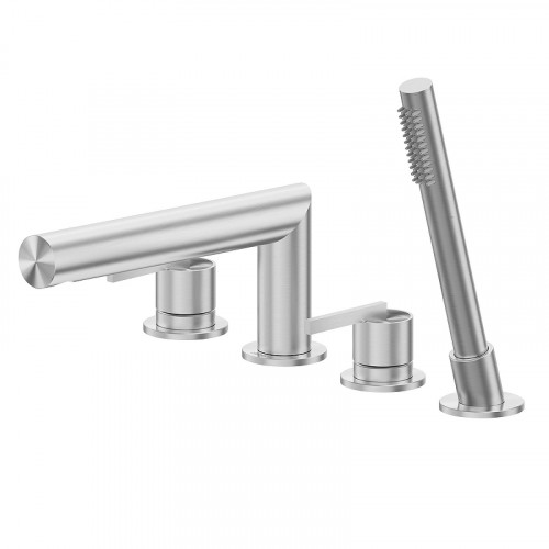 Смеситель на борт ванны Abber Perfekte 316 AF8A13BST цвет Сталь брашированная