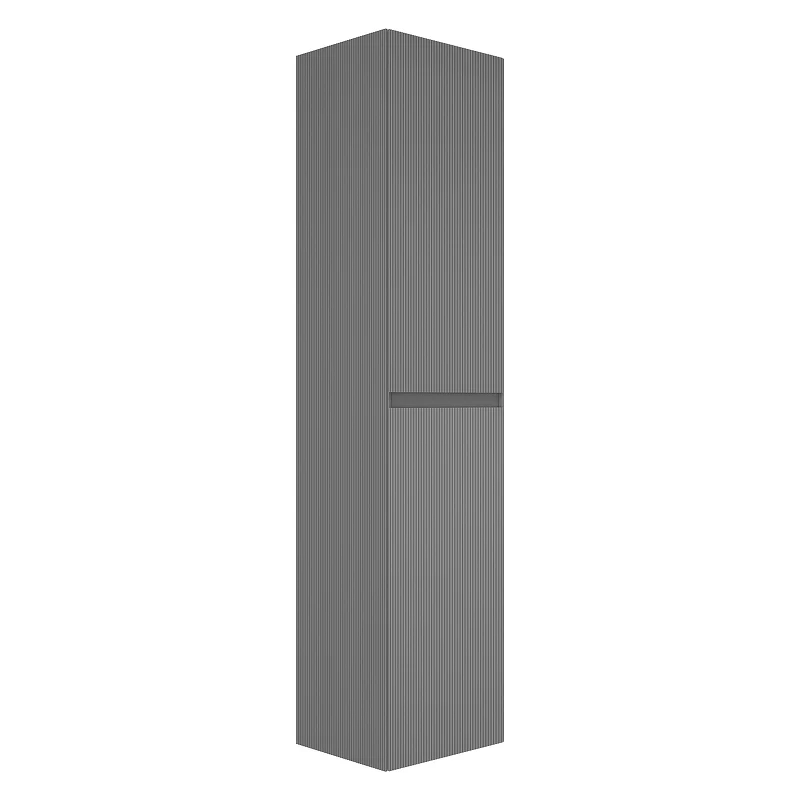 Шкаф пенал Vincea Велле (Welle) 35 VSC-2WL150MG подвесной цвет M.Grey Soft-touch
