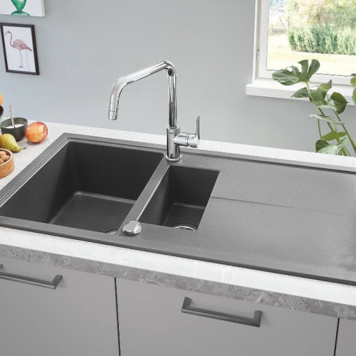 Смеситель для кухни Grohe Eurosmart 30567000 Хром латунь