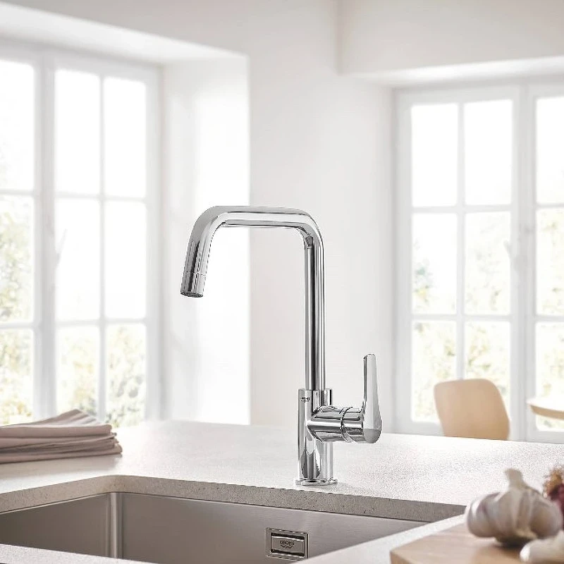 Смеситель для кухни Grohe Eurosmart 30567000 Хром латунь