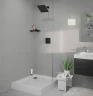 Верхний душ Hansgrohe Crometta E 240 1jet 26726670 Черный матовый пластик на потолок