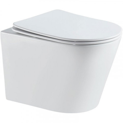 Унитаз Vincea Piatti VT1-11T подвесной Белый с сиденьем Микролифт фарфор подвесной