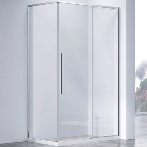 Душевой уголок Vincea Slim-N 140x80 VSR-4SN8014CL профиль Хром стекло прозрачное