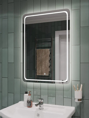 Зеркало Orange Nature 50 ON-50ZE с подсветкой с сенсорным выключателем стекло