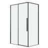Душевой уголок Grossman Galaxy 130x100 120.K33.01.1310.21.00 профиль Черный матовый стекло прозрачное
