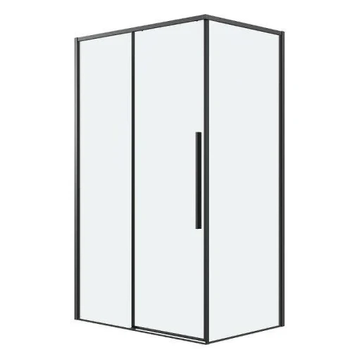 Душевой уголок Grossman Galaxy 130x100 120.K33.01.1310.21.00 профиль Черный матовый стекло прозрачное