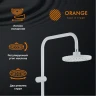 Душевая система Orange Karl M05-933w Белая латунь на стену