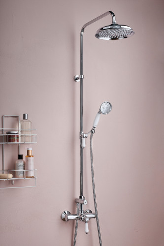 Душевая система Jacob Delafon Louise E24368-CP Хром латунь на стену