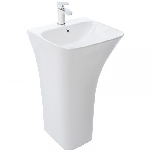 Раковина WeltWasser Leerbach 4543 GL-WT 45 10000005492 Белый глянец фаянс напольный