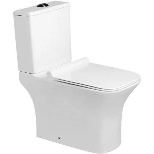 Унитаз компакт SantiLine SL-5023 с бачком и сиденьем Микролифт фарфор напольный