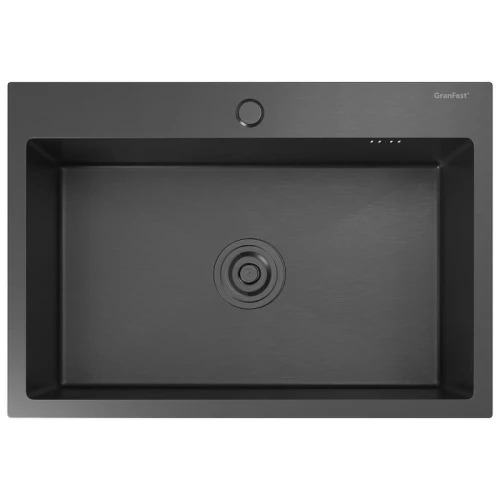 Кухонная мойка GranFest 6545 PVD графит цвет Графит
