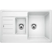 Кухонная мойка Blanco Legra 6 S Compact 521304 Белая искусственный камень (литьевой мрамор) встраиваемый