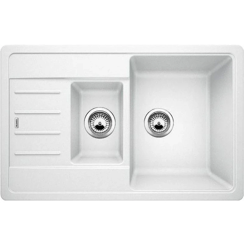 Кухонная мойка Blanco Legra 6 S Compact 521304 Белая искусственный камень (литьевой мрамор) встраиваемый