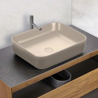 Раковина-чаша Vincea 50 VBS-105MC Капучино матовый фарфор накладная