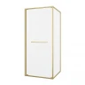 Душевой уголок Black&White S1120-9090G 90x90 11209090G профиль брашированное золото стекло прозрачное