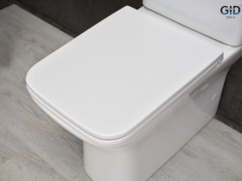Унитаз компакт Gid Concavo Tn2125 62245Y цвет Белый с бачком и сиденьем Микролифт