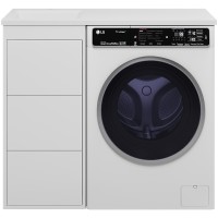 Тумба с раковиной Brevita Grafit 100 L УТ000015079 Белая матовая МДФ / ЛДСП