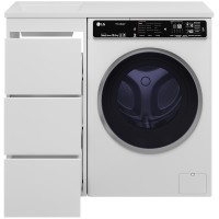 Тумба с раковиной Brevita Grafit 100 L УТ000015079 Белая матовая МДФ / ЛДСП