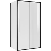 Душевой уголок Niagara Nova 120х80 NG-84-12AB-A80B-34 профиль Черный матовый стекло прозрачное