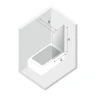 Шторка для ванны New Trendy NEW SOLEO Chrome x70 P-0074-WP