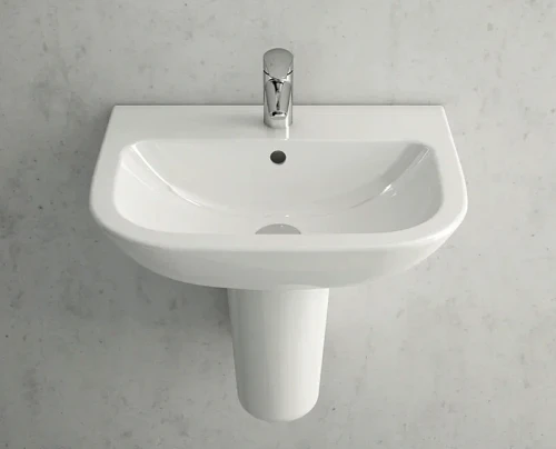 Раковина Vitra S20 60 5503B003-0001 Белая фарфор подвесная