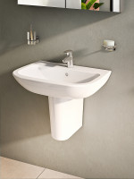 Раковина Vitra S20 60 5503B003-0001 Белая фарфор подвесная