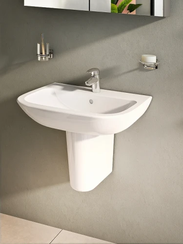 Раковина Vitra S20 60 5503B003-0001 Белая фарфор подвесная