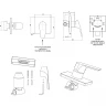 Смеситель для душа Aquanet Static AF330-50С 237447 Хром