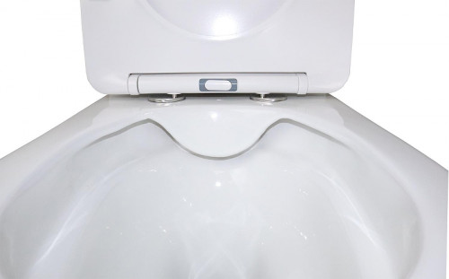 Унитаз компакт Azario Flin AZ-1363C цвет Белый с бачком и сиденьем Микролифт