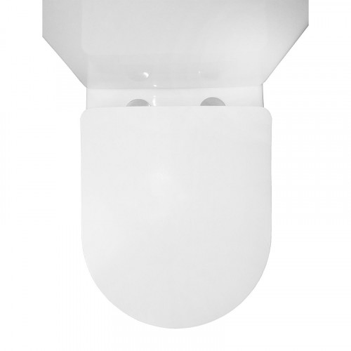 Унитаз компакт Azario Flin AZ-1363C цвет Белый с бачком и сиденьем Микролифт