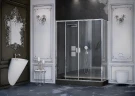 Душевой уголок Ambassador Forsa 150х100 17021110AX-100AX профиль Хром стекло прозрачное