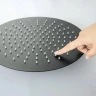 Верхний душ Aquatek AQ2075MB Черный матовый нержавеющая сталь на потолок