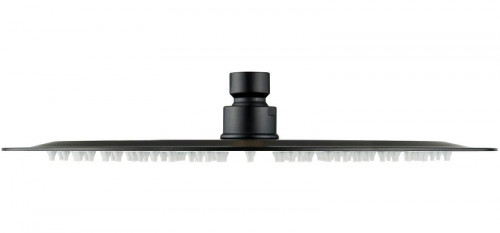 Верхний душ Aquatek AQ2075MB Черный матовый нержавеющая сталь на потолок