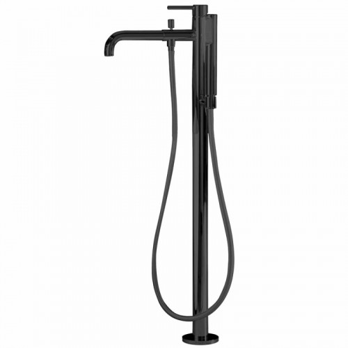 Смеситель для ванны Webert Elio EL851101560 Черный матовый на пол