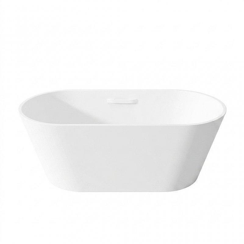 Ванна из искусственного камня Cezares Комфорт (Comfort) 170х75 CZR-COMFORT-170-75-53-SSB-HND цвет Белый матовый