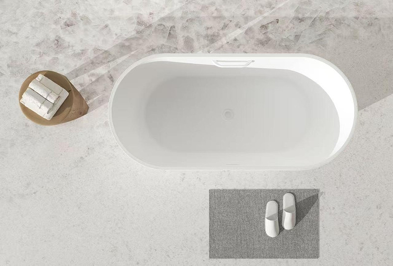 Ванна из искусственного камня Cezares Комфорт (Comfort) 170х75 CZR-COMFORT-170-75-53-SSB-HND цвет Белый матовый