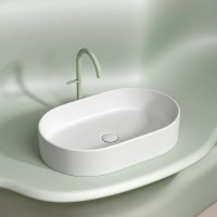 Раковина-чаша Ceramicanova Element 61 CN6048MW Белая матовая фарфор накладная