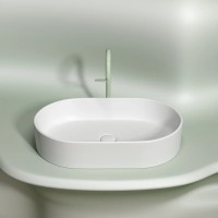 Раковина-чаша Ceramicanova Element 61 CN6048MW Белая матовая фарфор накладная