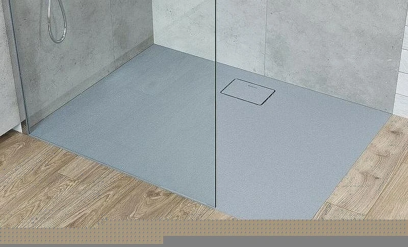 Душевой поддон из искусственного камня Excellent Lavano 120x80 BREX.1103.120.080.CON Бетон