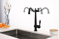 Смеситель для кухни Paulmark Retro Re213226-401 Антрацит латунь