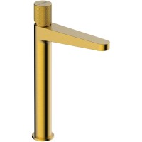 Смеситель для раковины WasserKRAFT Schunter 8203H Золото матовое латунь
