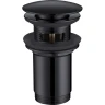 Донный клапан Abber AF0010B Click-Clack Черный матовый