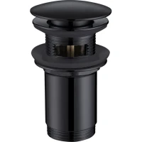 Донный клапан Abber AF0010B Click-Clack Черный матовый